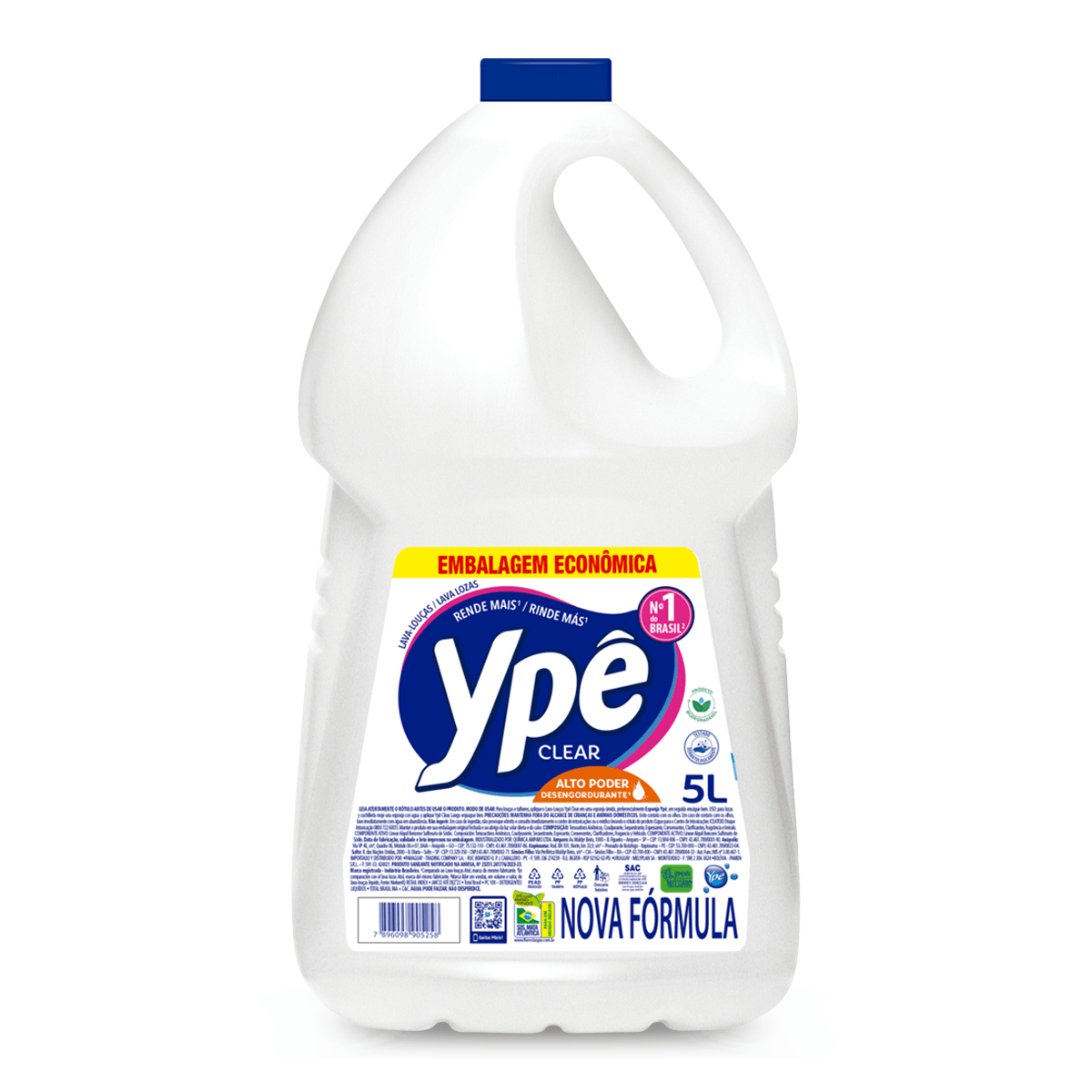 Detergente Clear 5L Ypê